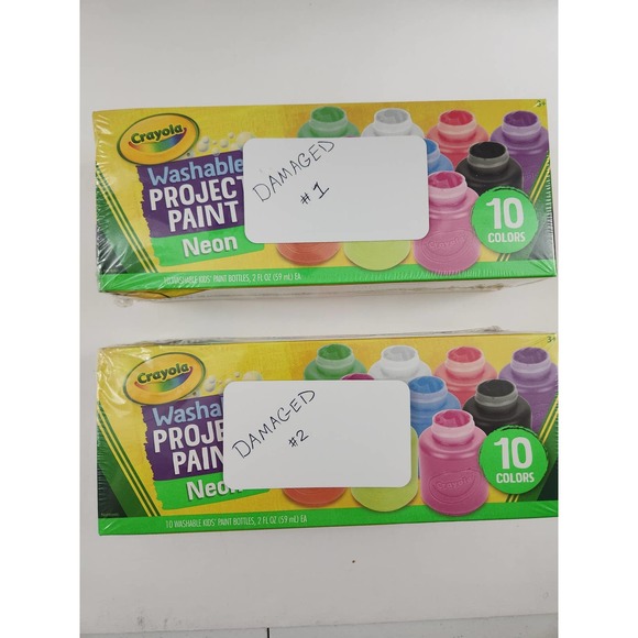 Crayola - Neon Washable Project Paint (1 10pk) - Picture 8 of 12